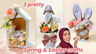 *MUST SEE* 3 NEW EASTER & SPRING CRAFTS 🐰 Shabby Chic DIY 🌸 Cottagecore Decor Ideas, Sell / Gift 🪺