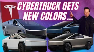 Tesla reveals 3 new Cybertruck wrap colors