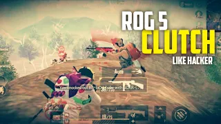 Pubg Mobile Lite Montage Rog 5 Clutch Like Hackur / 1 Vs 4 Clutch Montage, Rog Phone 5 4k