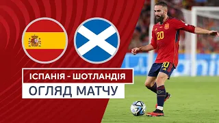 Spain — Scotland | Qualification round Euro-2024 | Highlights | 12.10.2023 | Football