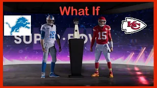 Madden NFL 24 - Detroit Lions vs kansas city chiefs simulation (Super Bowl)