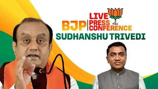 LIVE BJP PC | Goa CM Pramod Sawant & Sudhanshu Trivedi addresses joint press conference  | Delhi