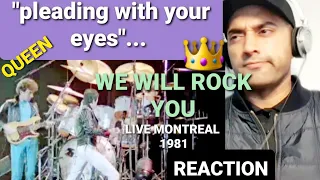 We Will Rock You (fast version) - Queen Live in Montreal 1981- 1st time reaction - Viewer Request.