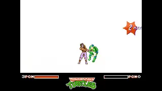 TMNT Tournament Fighters MUGEN Gameplay - Leonardo Arcade Playthrough