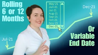 Excel Chart with Rolling 6 Months, 12 Months, or User-Defined End Date using Dynamic Named Ranges