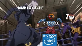 Ryzen 3 3300X vs Intel Core i7-7700K