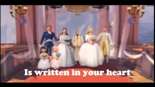 written in your heart (Karaoke)-barbie the princess and the pauper