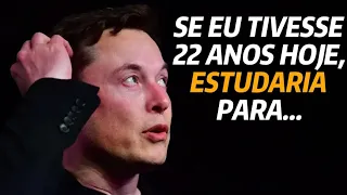 ELON MUSK FALA SOBRE AS 3 ÁREAS QUE ESTUDARIA SE TIVESSE 22 ANOS - DUBLADO