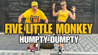 FIVE LITTLE MONKEY HUMPTY DUMPTY ( Dj Tongzkie Remix ) Dance Trends l Dance workout