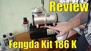 Kit de aerógrafo y compresor Fengda FD-186K - Review y Unboxing - Que aerógrafo me compro?