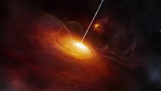Burning with the energy of a billion suns -  the most distant quasar discovered