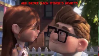 ♥♩♩♩♥  CARL AND ELLIE LOVE STORY ♥♪♪♥ REMEMBER WHEN & REALITY ♥ ♪♪♥