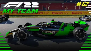 F1 22 MY TEAM #12 - LARGAMOS DE PNEU DURO NO GP DA ESPANHA