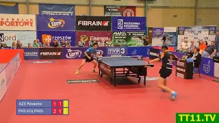 Gustavo Tsuboi vs Hou Yingchao   Semifinal 1 Polish League 2017 2018