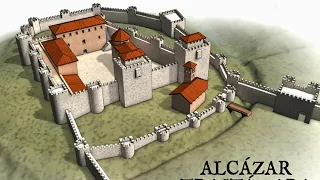 Evolución hipotética del alcázar medieval de Madrid
