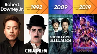 Robert Downey Jr. Evolution - Every Movie from 1970 to 2023