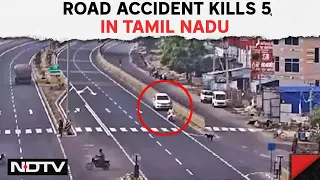 Road Accident In Tamil Nadu | SUV Flips After Hitting Divider At High Speed In Tamil Nadu, 5 Dead