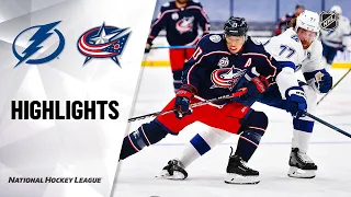 Lightning @ Blue Jackets 1/21/21 | NHL Highlights