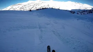 Baqueira-Escornacrabes with hard crash