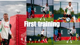 Madness 🔥 Mason Mount First training session at Carrington Stadium Manchester United