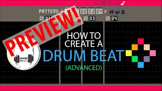 Creating Drum Beats (Advanced) - Pico-8 Music Tutorial #58 (PREVIEW)