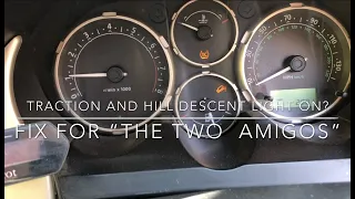 Traction and Hill Descent Lights on? - Freelander1 - Quick Fix for “The Two Amigos”