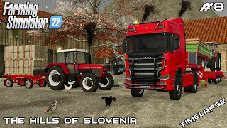 Selling PRODUCTS & buying a new TRACTOR | The Hills of Slovenia | Farming Simulator 22 | Episode 8