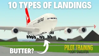 10 types of landings in PTFS