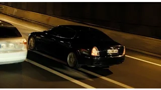 Maserati Quattroporte GTS acceleration sound - Film Intouchable