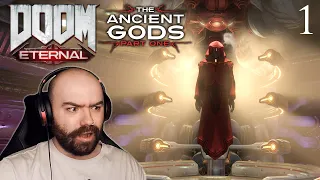 The UAC Atlantica Facility - DOOM Eternal The Ancient Gods Part One | Blind Playthrough [Part 1]