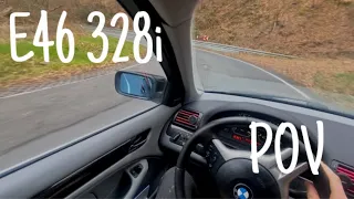 E46 328i Touge run // POV