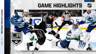 Canucks @ Kings 12/30/21 | NHL Highlights