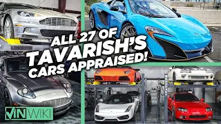 How much are Tavarish's cars worth? VINwiki appraises all 27!