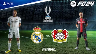 FC 24 - Real Madrid vs Bayer Leverkusen | UEFA Super Cup Final | PS5™ [4K60]