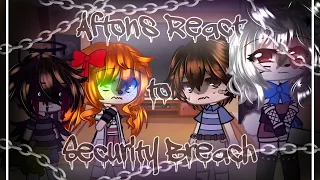 [FNaF] The Afton Family React to Security Breach Memes + Gregory, Glamrock Freddy & Vanny || AU! ||