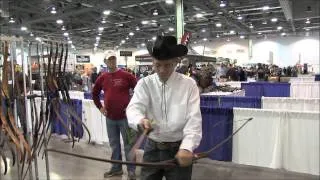 2014 Bowhunting Supershow Black Widow Long Bow