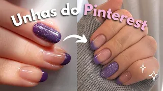 REPRODUZINDO UNHAS AESTHETIC MINIMALISTA DO PINTEREST 💜