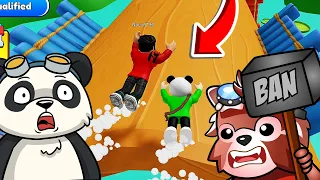 STUMBLE GUYS in ROBLOX! *CINE ESTE MAI BUN?*