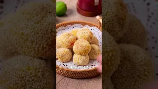 Delicious Seasonal Pumpkin Sesame Balls