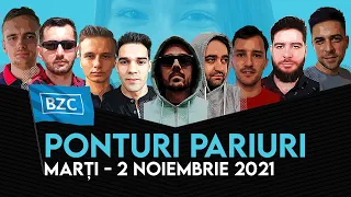 Ponturi pariuri sportive 02.11.2021