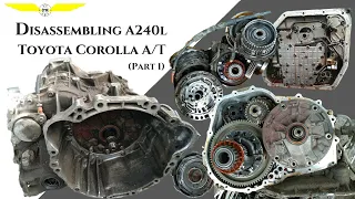 Disassembling A240L Toyota Corolla Automatic Transmission