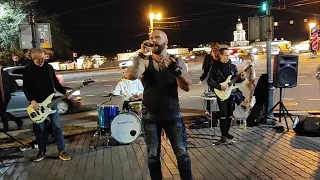 Король и Шут.Прыгну со скалы.Уличные музыканты,группа МЕDВЕDЬ.Санкт Петербург.