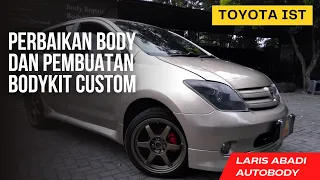 Toyota Ist, Pembuatan Bodykit Custom dan Rekondisi Baret-baret di Body