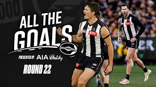 Every goal from Collingwood's eight point victory against Geelong | All the Goals