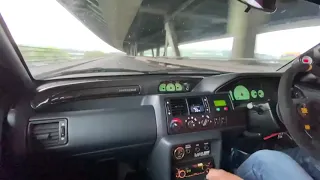 500bhp RWD Ford Escort RS Cosworth in car acceleration by MAS Tuning