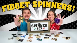 FIDGET SPINNER SURPRISE CHALLENGE!!! 25 Rare Spinners Showdown!