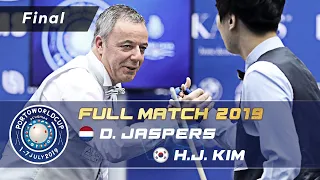 Final - Dick JASPERS vs Haeng Jik KIM (Porto World Cup 3-Cushion 2019)