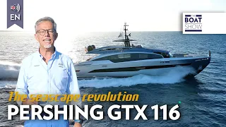 [ENG] PERSHING GTX 116 - Performance Yacht Tour and Review - The Boat Show
