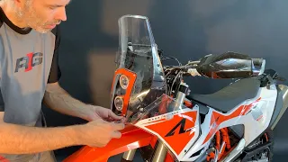 KTM 690 F5 fairing kit installation by RADE/GARAGE