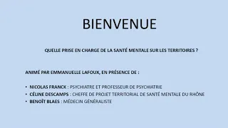 Webinaire : « santé mentale et territoires »